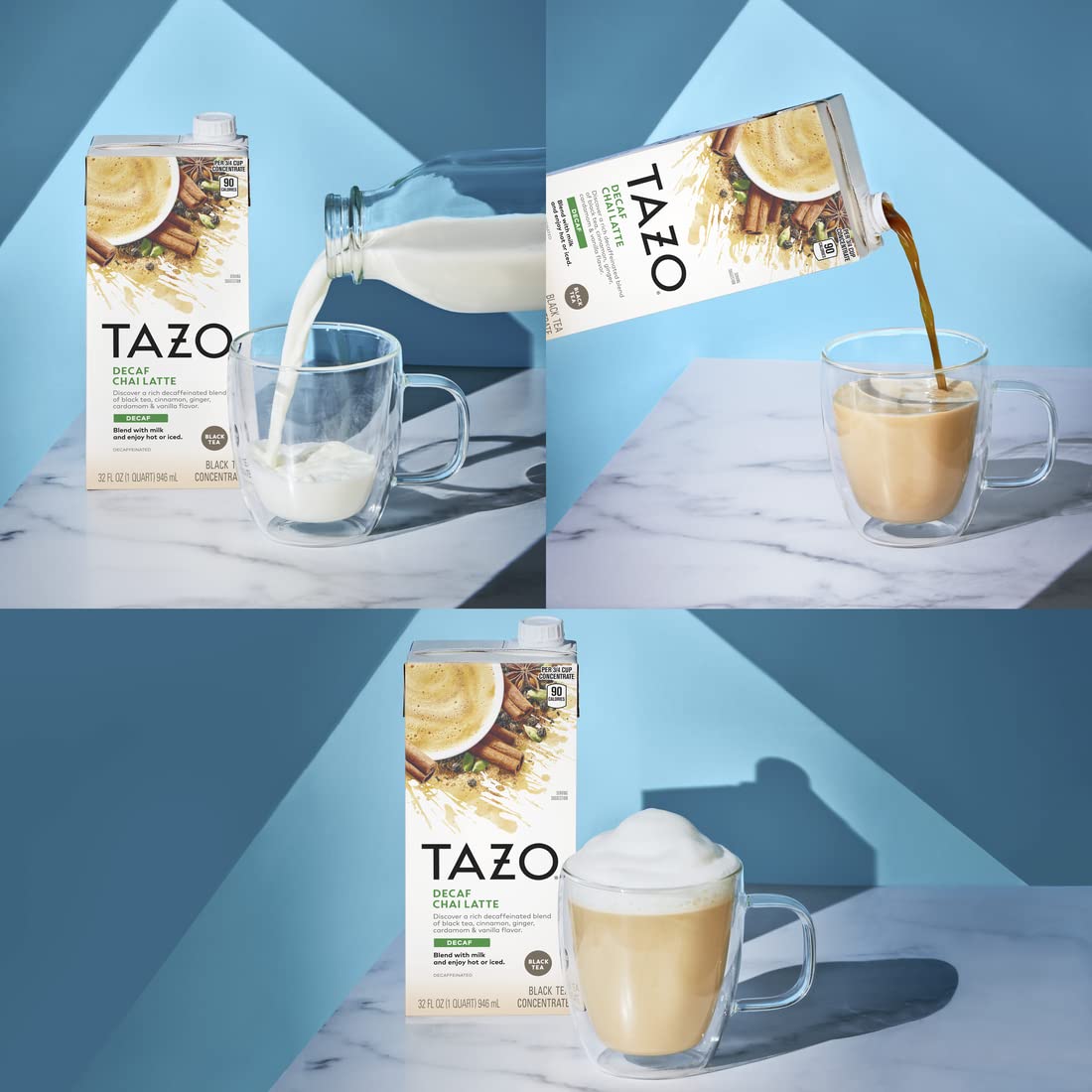 Tazo Decaf Chai Tea Latte, 32 Fz