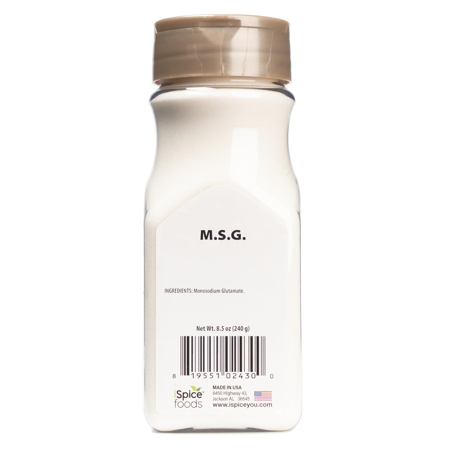 iSpice MSG Seasoning, Flavour Enhancer MSG Powder,8.5oz (240g)