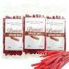 Cinnamon Licorice Twists Pack of 3 - Spicy Fat-Free Old Fashioned Gourmet Red Hots Cinnamon Candy in Bulk - Soft & Chewy Texture