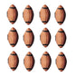 24 pc - Sport Theme Edible Sugar Cake Cupcake Cookie Toppers Decorations (Football)