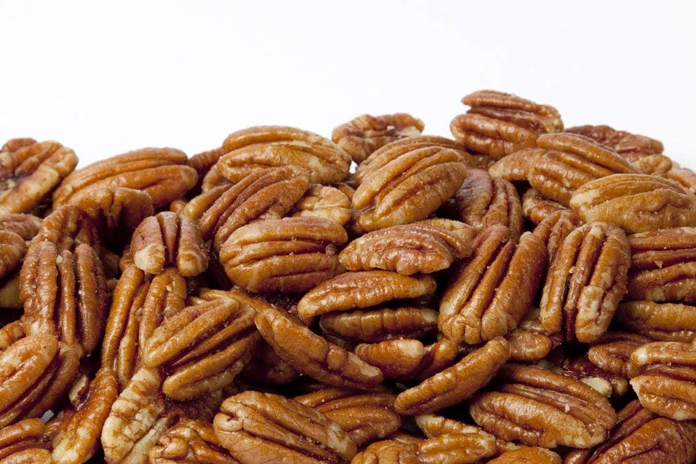 Whole, Shelled & Dry Roasted Georgia Pecans Unsalted (2 Lbs.) - Vegan & Keto Friendly - Oven Roasted in Small Batches for Added