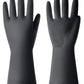 Thxtoms Dishwashing Gloves, 3 Pairs Reusable Latex Cleaning Gloves For Housework, Kitchen, Bathroom, Extra Large, Black