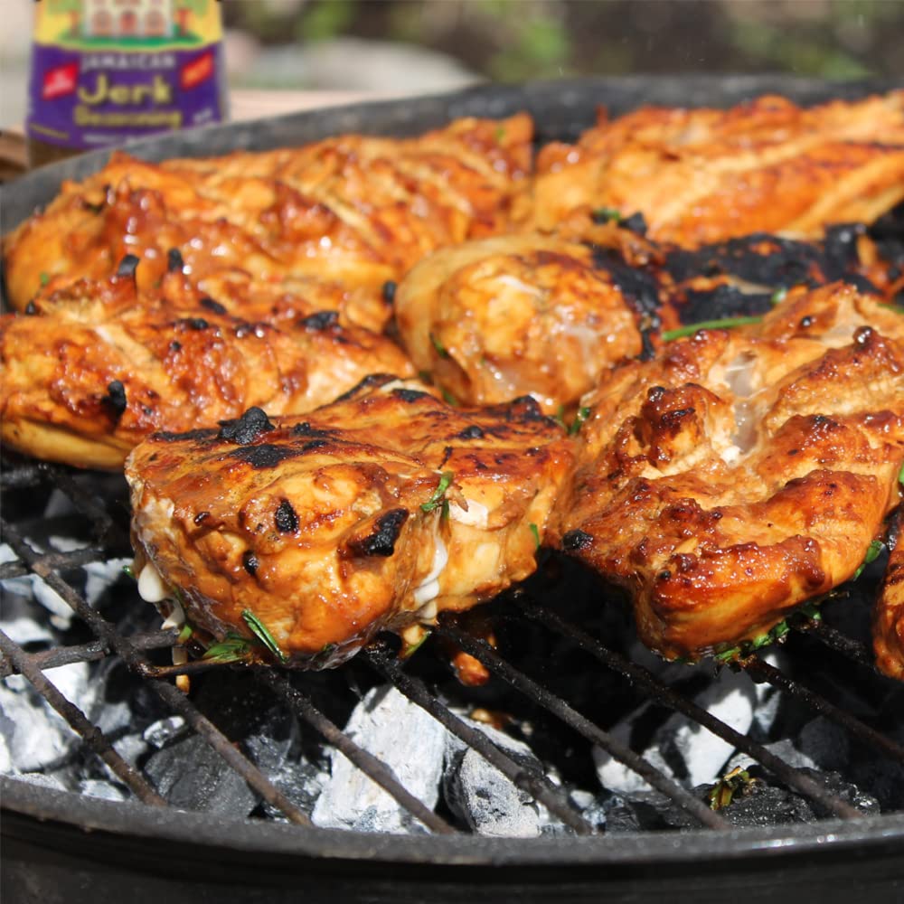 Eatons Jamaican Jerk Seasoning - Easy to Use, Spicy Caribbean Jerk Seasoning for Meat, Seafood, and Vegetables, BBQ Rub, Grille