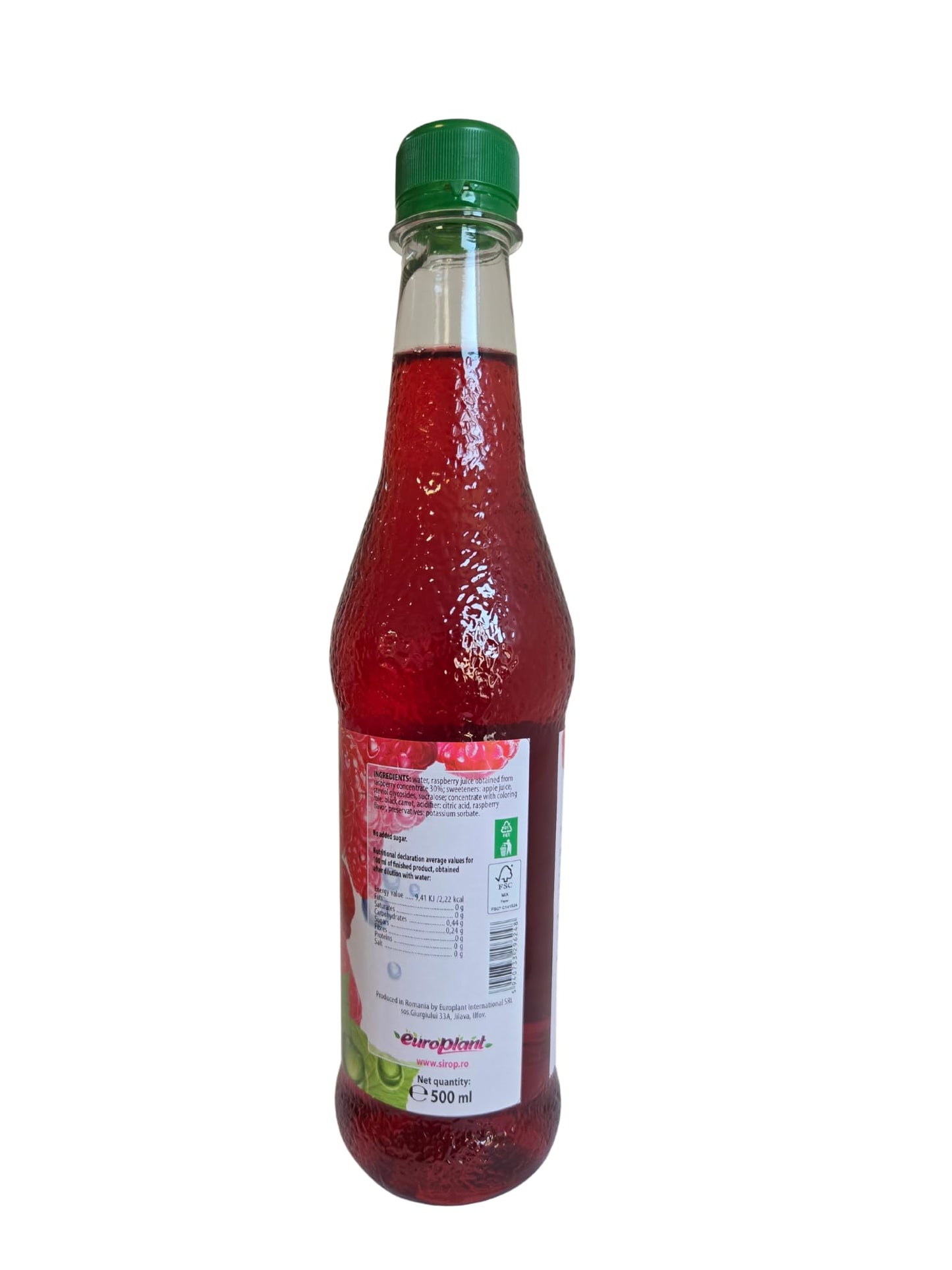 Drop Sugar-Free Raspberry Syrup, Stevia Sweetener, 16.9 Fl Oz, Zero Calories, Non-GMO, Keto-Friendly