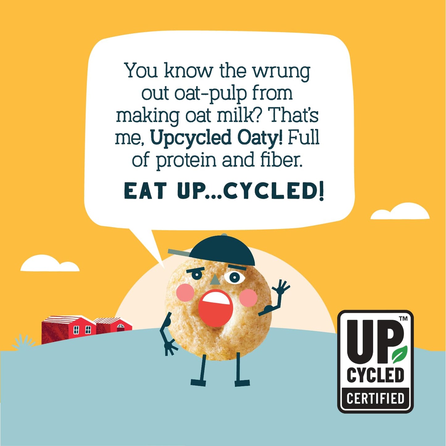 Seven Sundays Oat Protein Cereal, Simply Honey, 8 Oz Bag (Pack of 6), Gluten Free, 5g Upcycled Protein, 0g Refined Sugar, Crunch