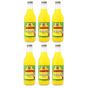 DG Genuine Jamaican - Pineapple Soda 12oz - 6-Pack