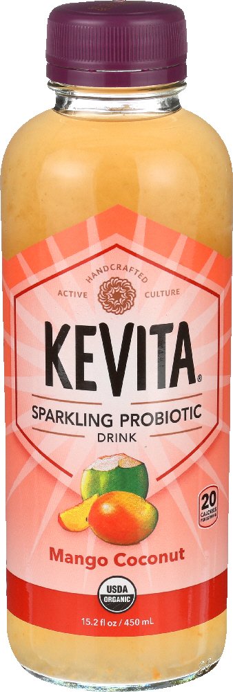 Kevita Organic Mango Coconut Probiotic Drink, 15.2 Fz