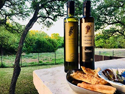 TEXAS HILL COUNTRY OLIVE CO. White Balsamic Vinegar - Gourmet Barrel Aged - 8.5 Fl Oz