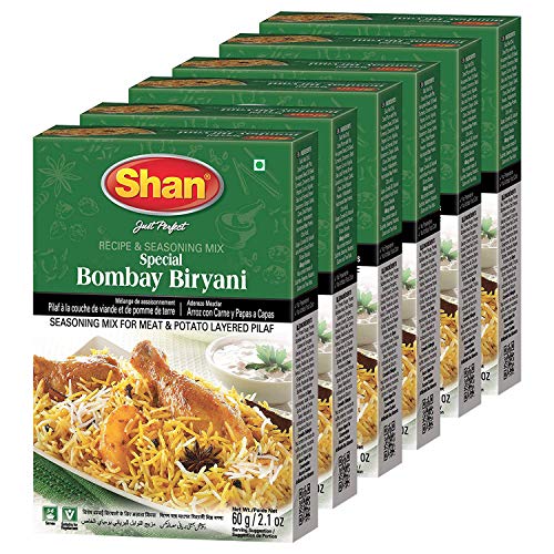 Shan Special Bombay Biryani Masala, 2.12 Oz  60 G, 6 Pack