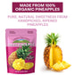 Liberty Orchard Organic Whole Dried Pineapple - Deliciously Sweet Dried Fruit Snack Packed with Fiber & Vitamins Vitamins - Heal