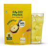 Good Monk Fruit Drink Mix (Natural Pineapple Powder), 50% Less Sugar with 8 Vitamins & Minerals (Vitamin B12, C, D, Iron & more)