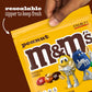 M&MS Peanut Milk Chocolate Candy, Family Size, 18.08 oz Resealable Bulk Bag