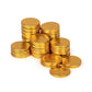 The Snackery, Large Kennedy Half Dollar Gold Foil Coins, 360 Pieces Individually Wrapped, Milk Chocolatey Coins (4 Lb)