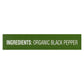 Simply Organic Black Pepper, Certified Organic | 4 Oz | Pack Of 12