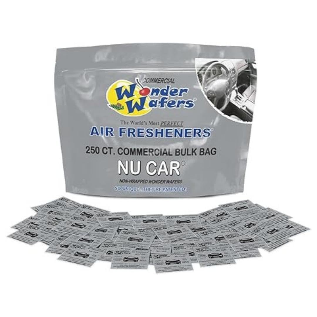 Wonder Wafers 250 Count Unwrapped Automobile Professional Use Air Fresheners Car And Truck Detail (Nu Car)