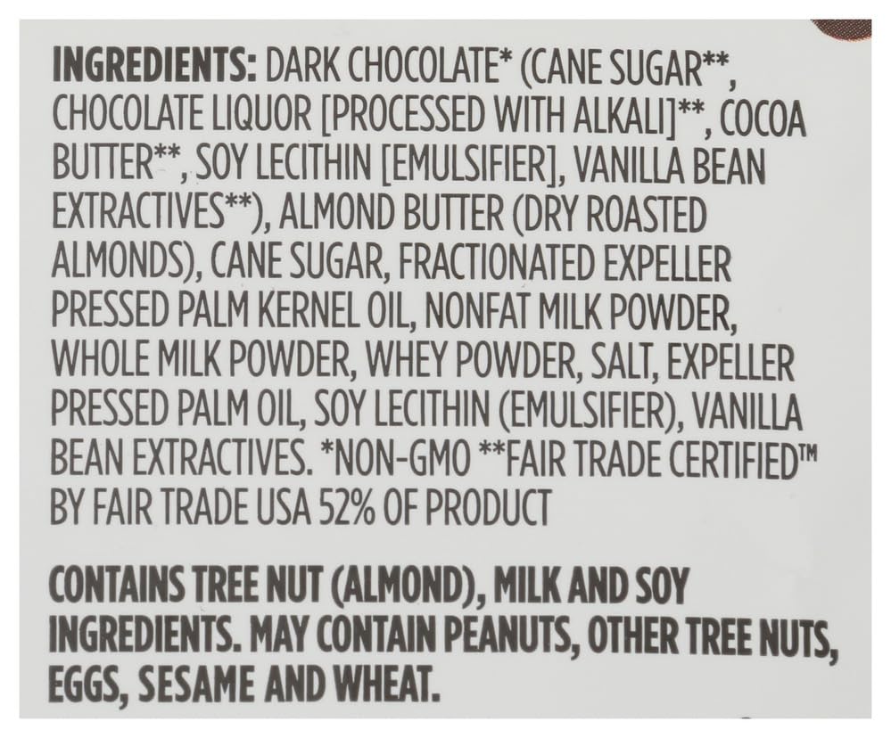 365 by Whole Foods Market, Mini Dark Chocolate Almond Butter Cups, 4.7 Ounce
