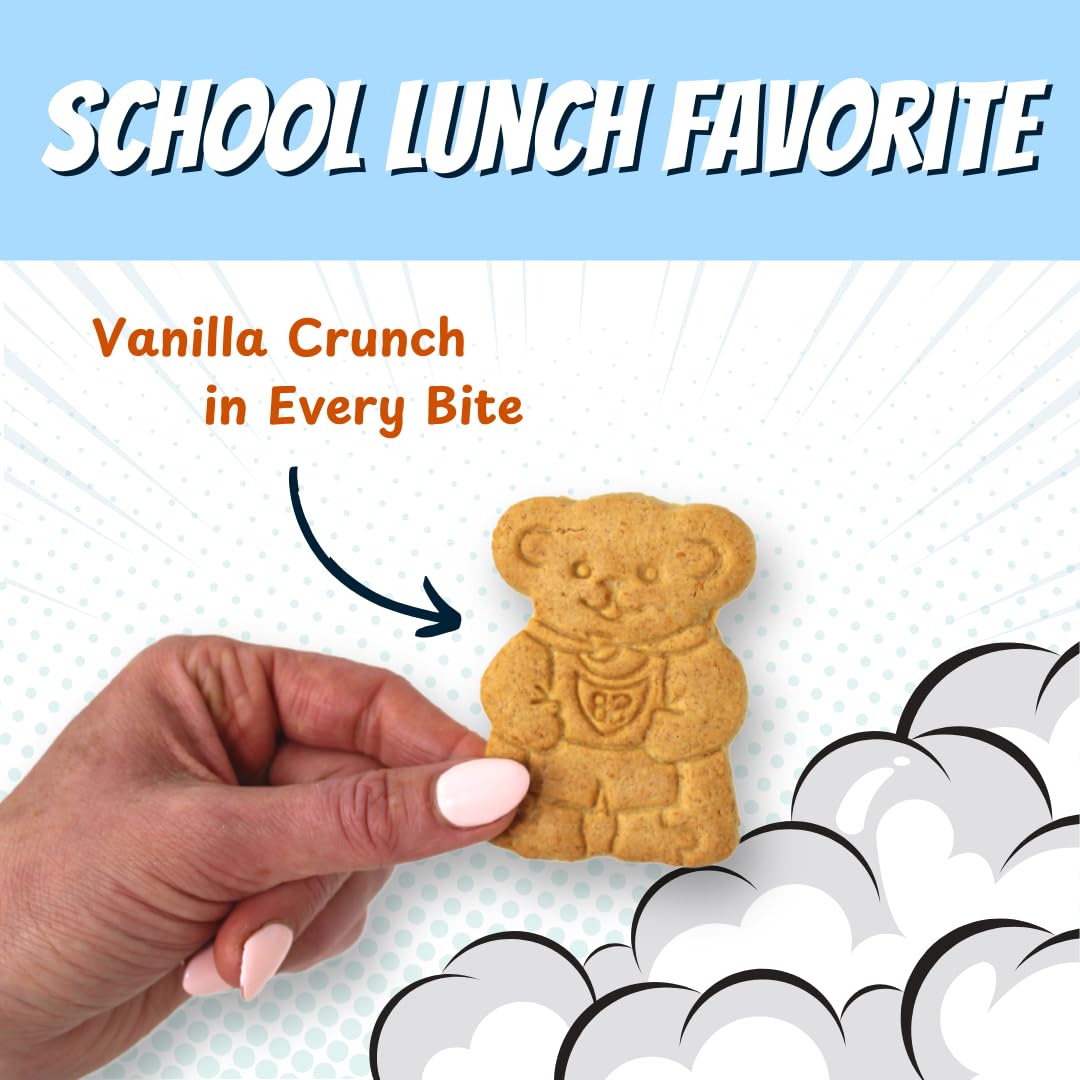 MJM SuperBear Chocolate and Vanilla Graham Combo Pack - 50 Ounce (25 Chocolate/25 Vanilla) Snack for All Ages