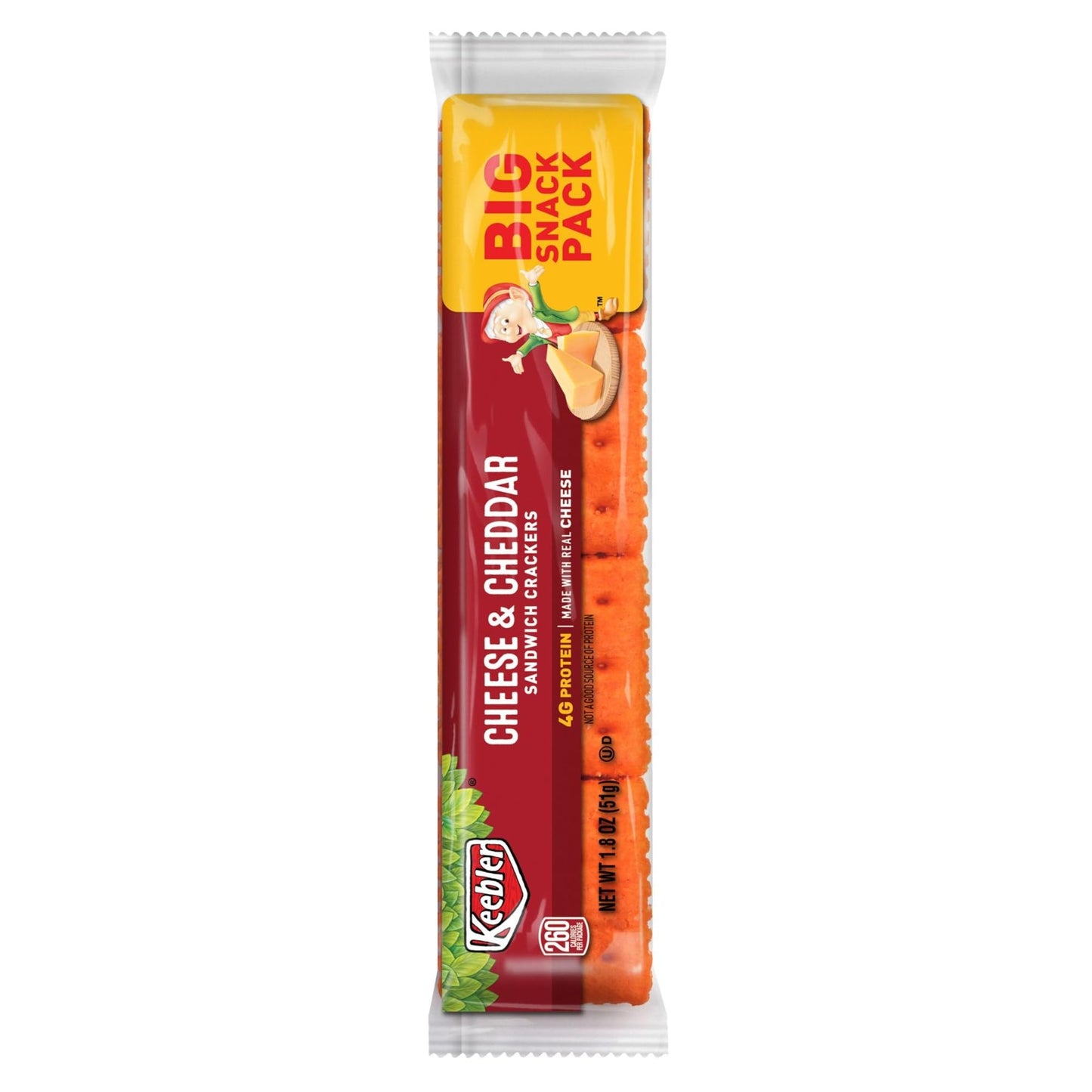 Keebler Cheese Crackers With Peanut Butter