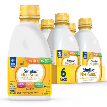 Similac Neosure Premature Post-Discharge Infant Formula, Ready-To-Feed Baby Formula, 32-Fl-Oz Bottle, Pack Of 6