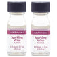 LorAnn Oils Super Strength Flavoring, Sparkling Wine, 0.125 fl oz (Pack of 2), Clear