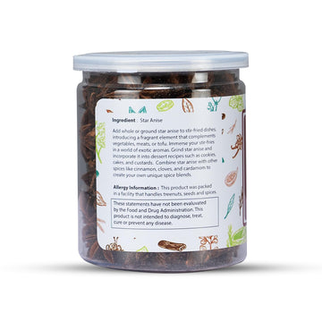 Yogi'S Gift Star Anise Whole - 4 Ounce | Premium Star Anise Pods For Gourmet Delights | Perfect For Baking And Tea Delights!