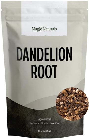 Magjo Naturals Dandelion Root  Raw  Not Roasted  Loose Tea (200+ Cups) (16 Oz) 100% Wild-Crafted From Eastern Europe