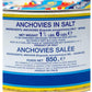 Italian Anchovies in Sea Salt by Scalia (29.9 ounce)