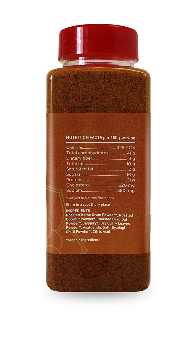 Pure & Sure Organic Chutney Powder - Horse Gram 150Gm