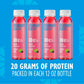 Celebrate Bariatric dietary products CLR Whey Isolate Protein Water, Cherry Lime, 20g Protein, Gluten-Free, 12 Fl Oz (Pack of 12)