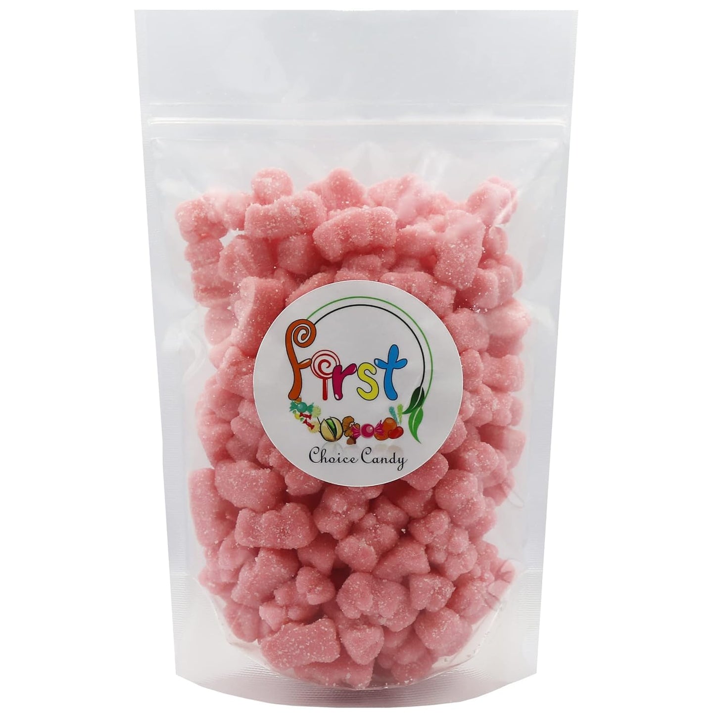 FirstChoiceCandy Sour Gummy Bears, Pink Watermelon, 5 Pound Pack