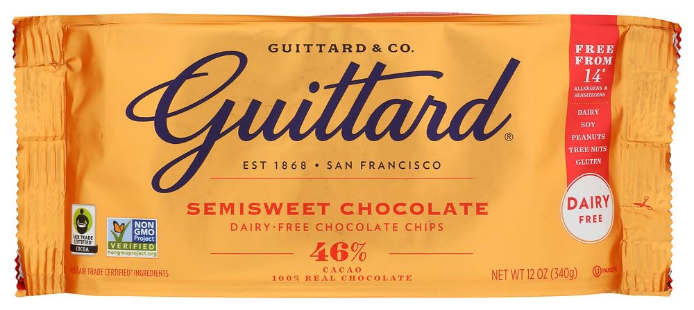 Guittard Real Semi Sweet Chocolate Baking Chips - 3 of 12oz Bag