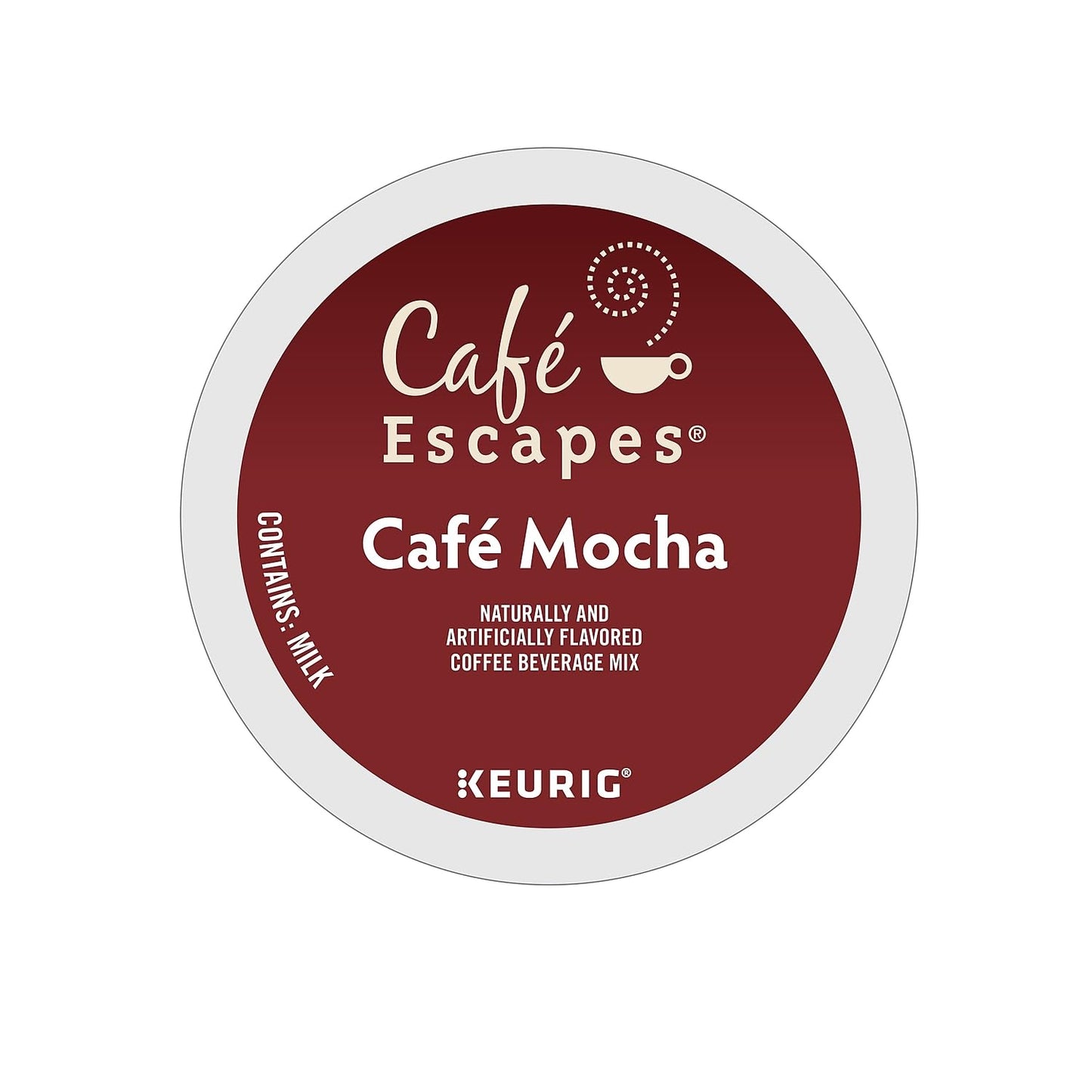 Café Escapes Café Mocha Coffee, 24 Count, U-S9985, 4 Count (Pack of 24)