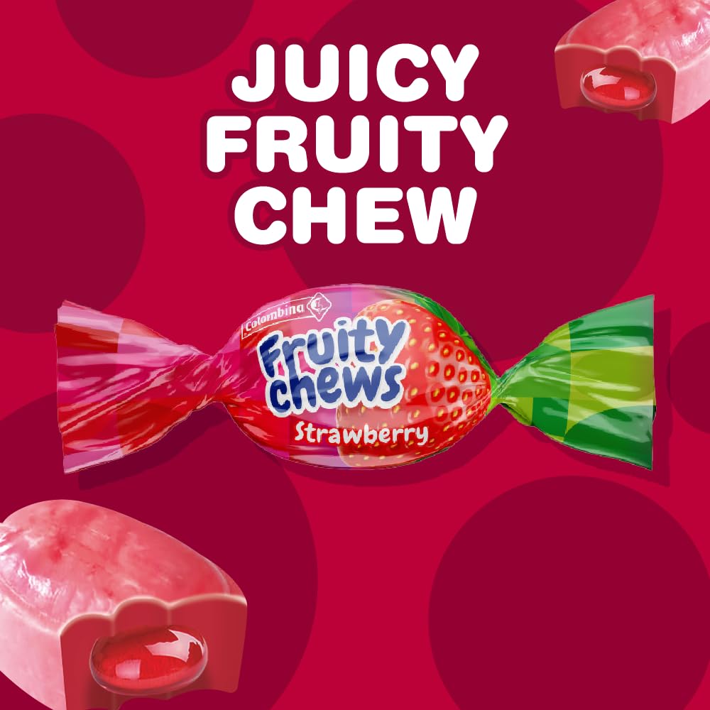 Colombina Chewy N Gummy Candy Variety Pack, 90 Count, Individually Wrapped, 13.2oz (Pack of 1)