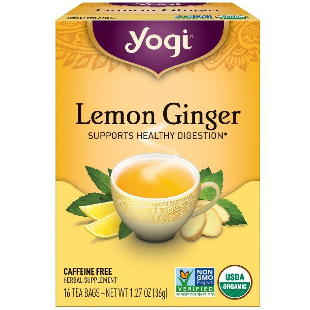Yogi Tea Lemon Ginger Tea Bags 16 Ea
