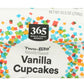 365 Everyday Value, Two-bite Vanilla Cupcakes, 10.5 OZ (Frozen)