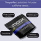 Maax Caffeine Energy Gum - Focus Gum, 125mg Caffeine per Piece, Coolmint, 1.9oz (Pack of 5), Blue