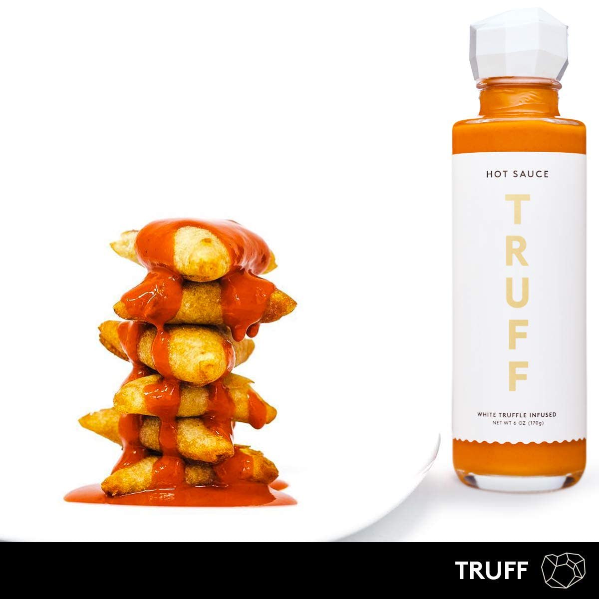 TRUFF White Truffle Hot Sauce, Gourmet Hot Sauce with Ripe Chili Peppers, Agave Nectar, White Truffle Oil and Coriander, a Limit