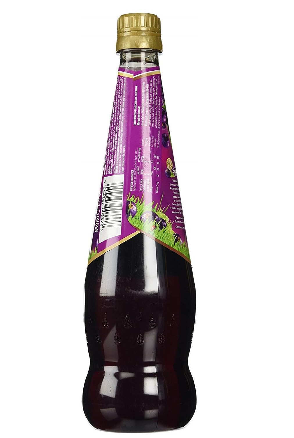 Ribena Original Blackcurrant Drink, 850 Ml Bottles (Pack Of 4)