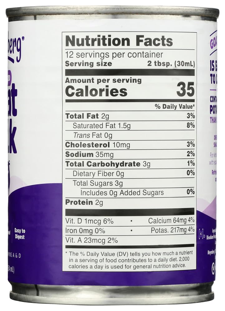 Meyenberg Evaporated Goat Milk (3 Pack) 12 Oz Cans By Meyenberg