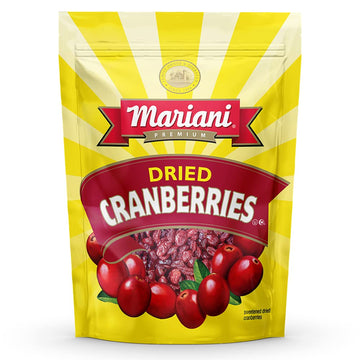 Mariani | Dried Cranberries | Healthy Snacks for Kids & Adults | Dried Fruit | Vegan Snacks | Gluten Free Snacks | No Preservati