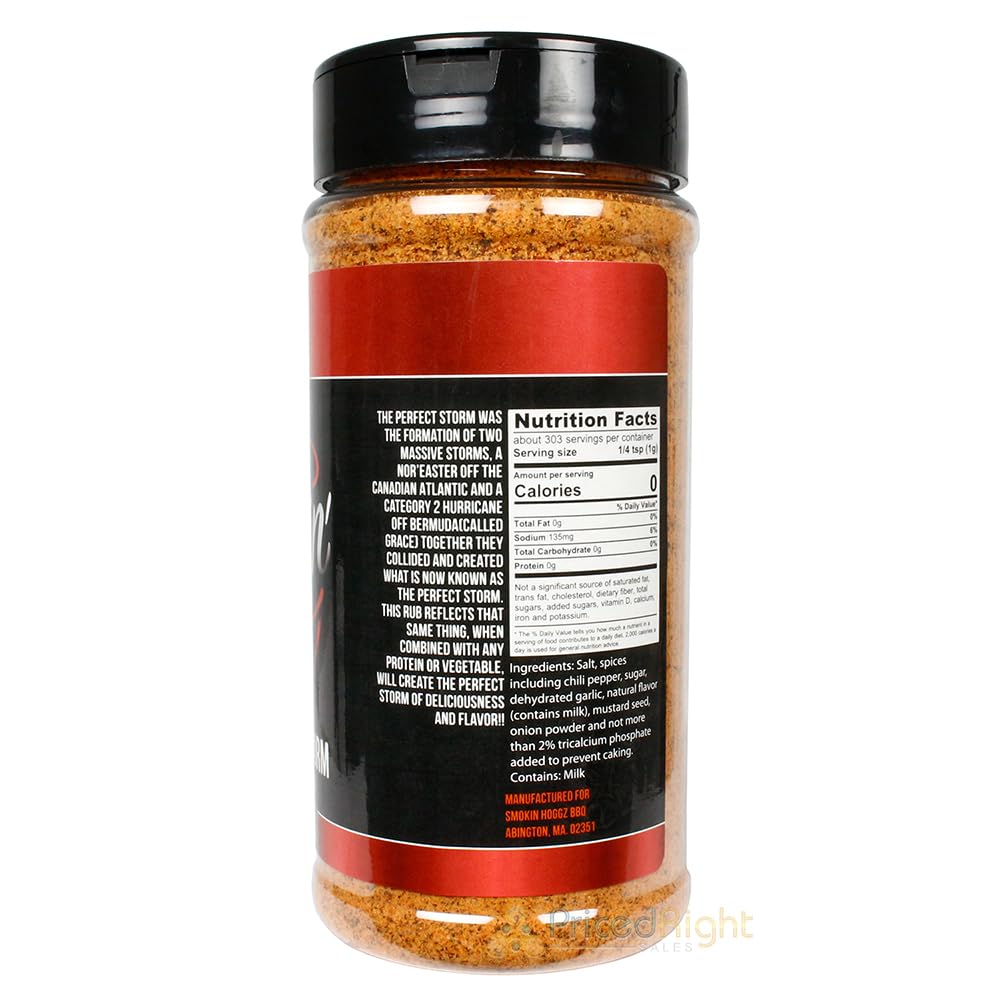 Smokin' Hoggz Bbq - The Perfect Storm Rub - 10.7 Oz