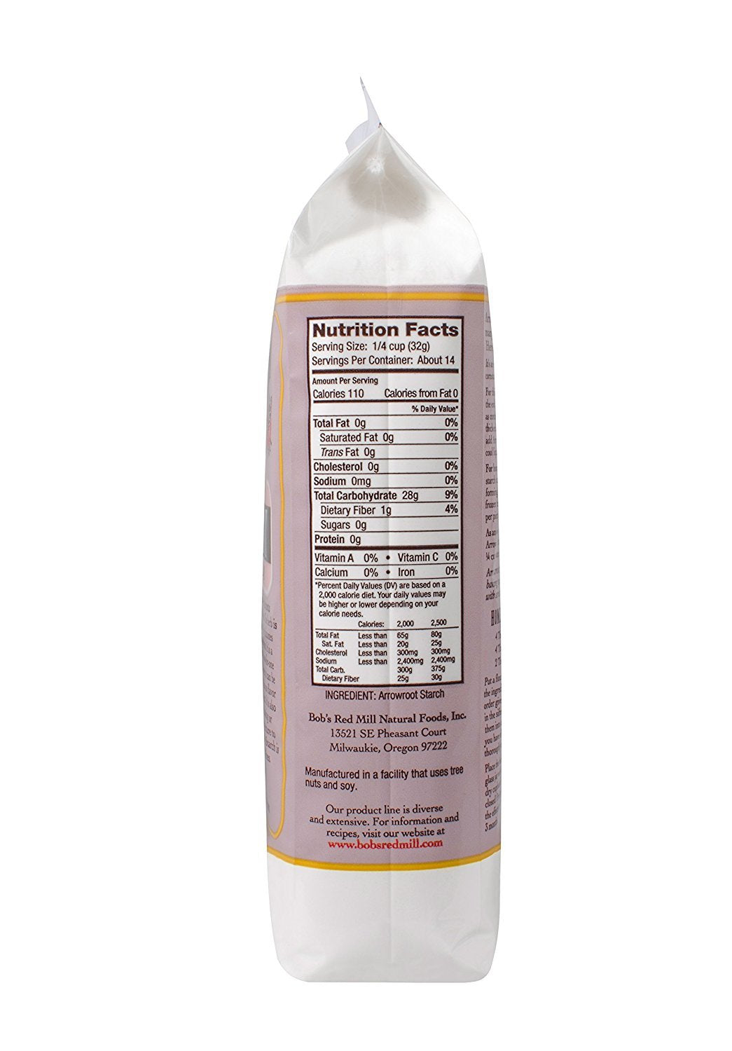 Bobs Red Mill Arrowroot Starch / Flour, 16 Ounce (Pack Of 1)