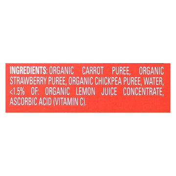 Happy Baby Organics Stage 2 Baby Food Pouches Gluten Free Vegan & Healthy Snack Clearly Crafted Fruit & Veggie Puree Carrots Str