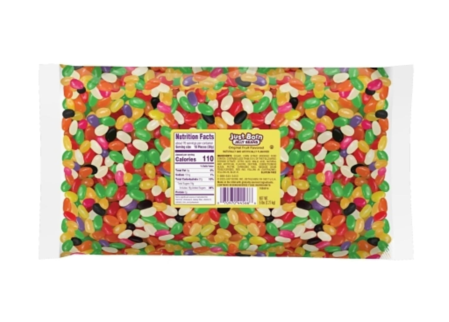 Jelly Beans by Just Born - 5lbs bag - Easy to share and have for a while - Perfect for anywhere and anytime - Classic that people love