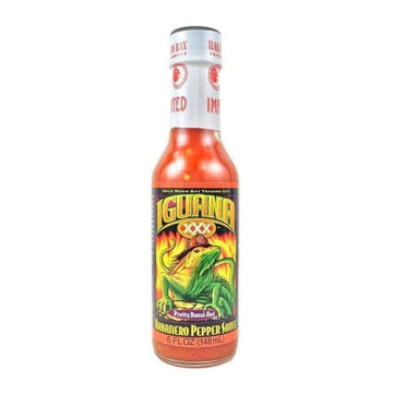 Iguana Hot Sauce, XXX Habanero Pepper, 5 Fl Oz, Pack of 1