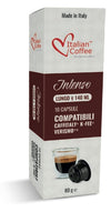 ITALIAN COFFEE FOR ESPRESSO LOVERS Coffee Capsules, Compatible with Verismo & CBTL, LUNGO Blend, 80 Pods, 1 Count