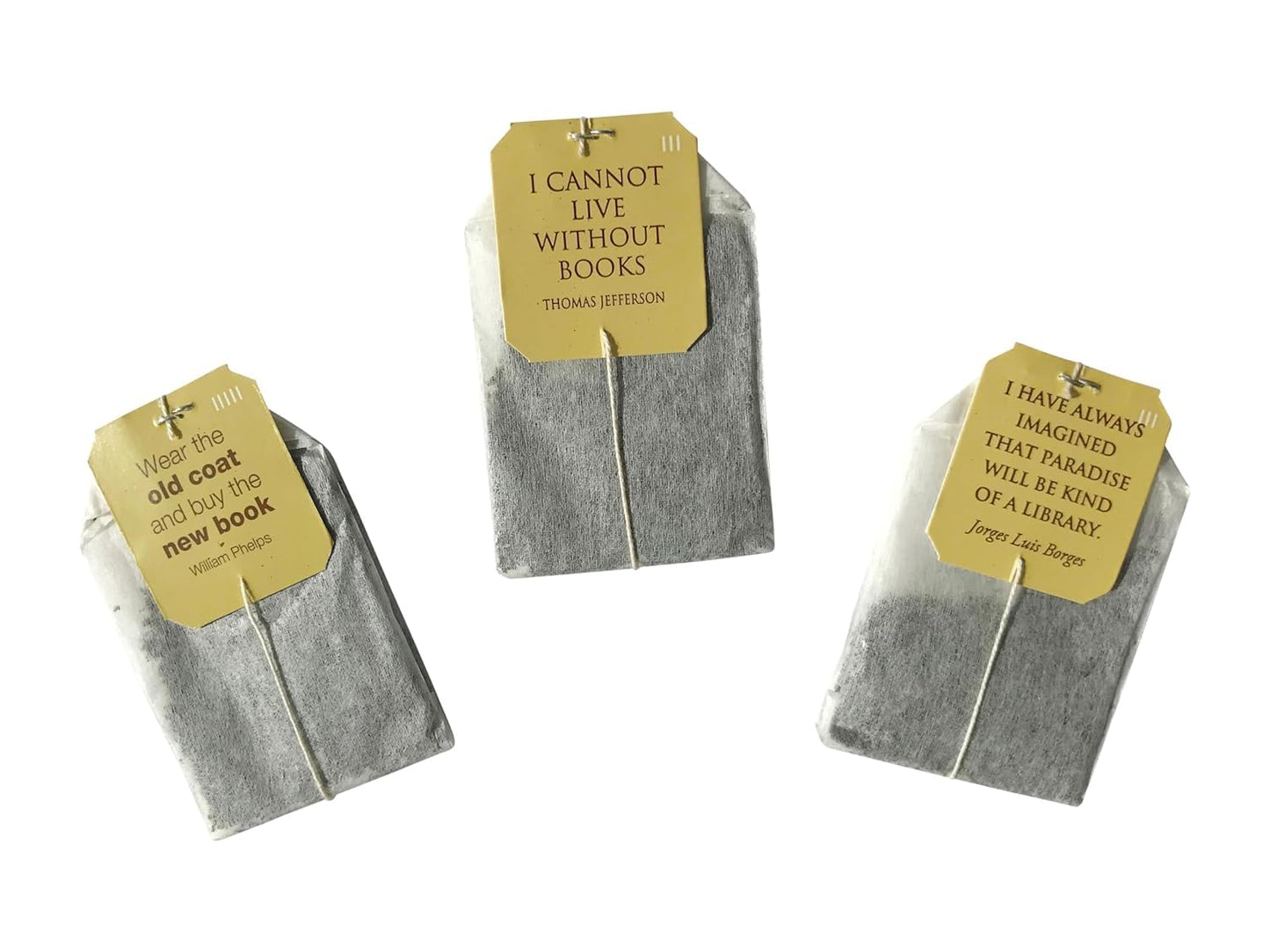 Novel Teas Book Lover'S Tea Contains 20 Teabags Individually Tagged With Literary Quotes From The World Over, Made With The Fine