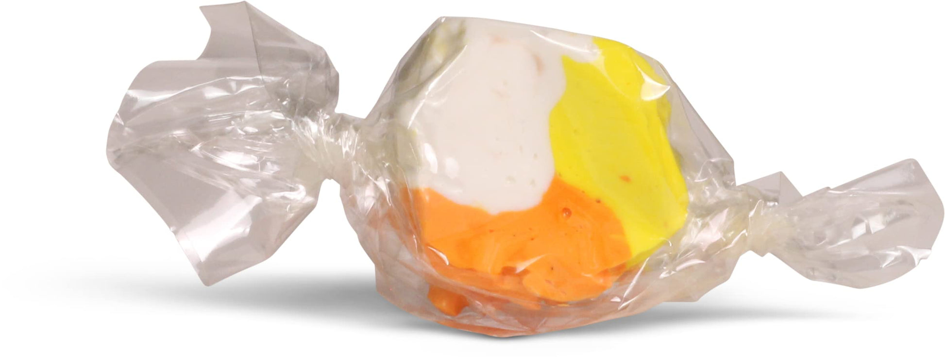 Candy Corn Style Taffy Chews by Its Delish, 8 Oz Bulk Bag, Individually Wrapped Gourmet Soft Fluff Salt Water Taffies - Perfect