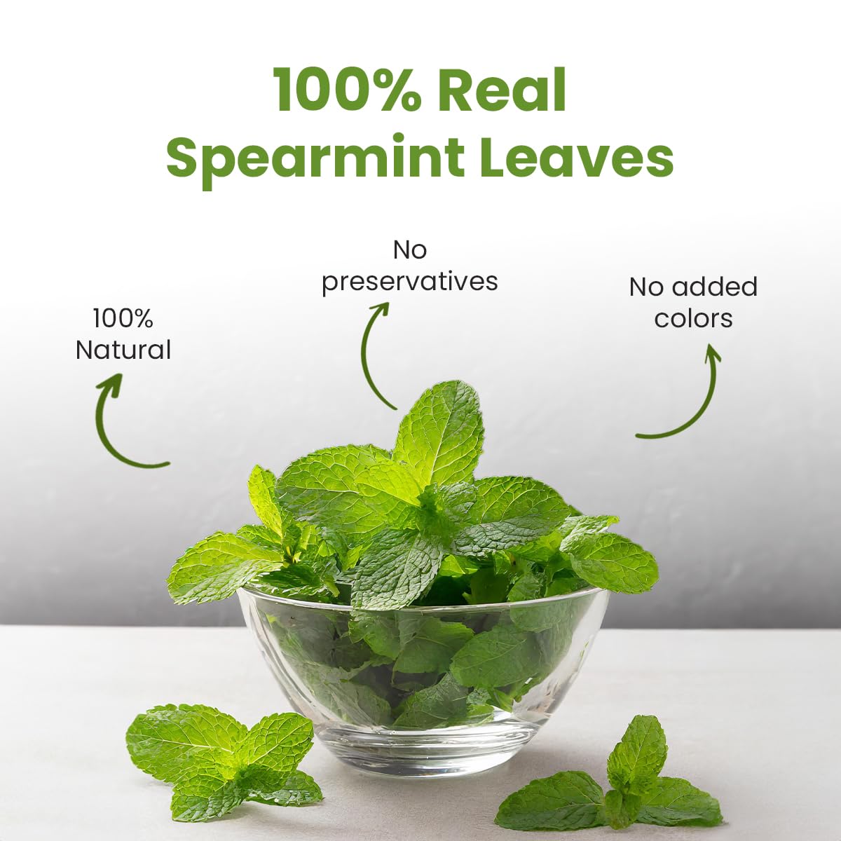 BLUE TEA Spearmint Tea Bags - 30 Count - Herbal, Caffeine Free, Refreshing Mint Flavor - Tin Pack