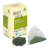 MAEDA-EN NAKED GREEN Organic Sen-cha with Matcha 12 Tea Bags Hot or Cold Drink Green Tea Japanese Origin Individually Wrapped Te